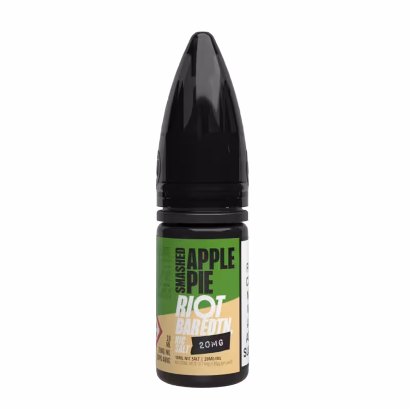 Smashed Apple Pie Nic Salt E-Liquid by Riot BAR EDTN - Image 1