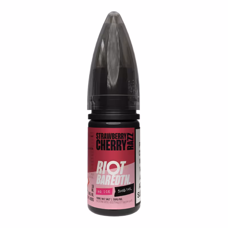 Strawberry Cherry Razz Nic Salt E-Liquid by Riot BAR EDTN No Ice - Image 1