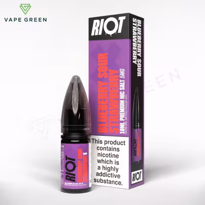 Blueberry Sour Strawberry Nic Salt E-Liquid by Riot X