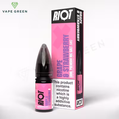Grape Strawberry Nic Salt E-Liquid by Riot X