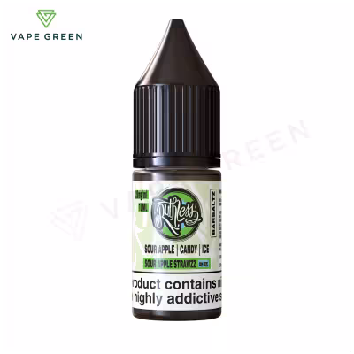 Sour Apple Strawzz On Ice Nic Salt E-Liquid by Ruthless Bar Saltz