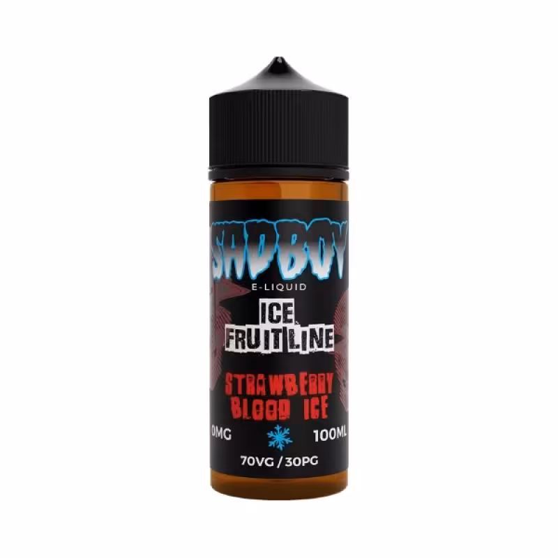 Strawberry Blood Ice Shortfill E-Liquid by Sadboy 100ml - Image 1