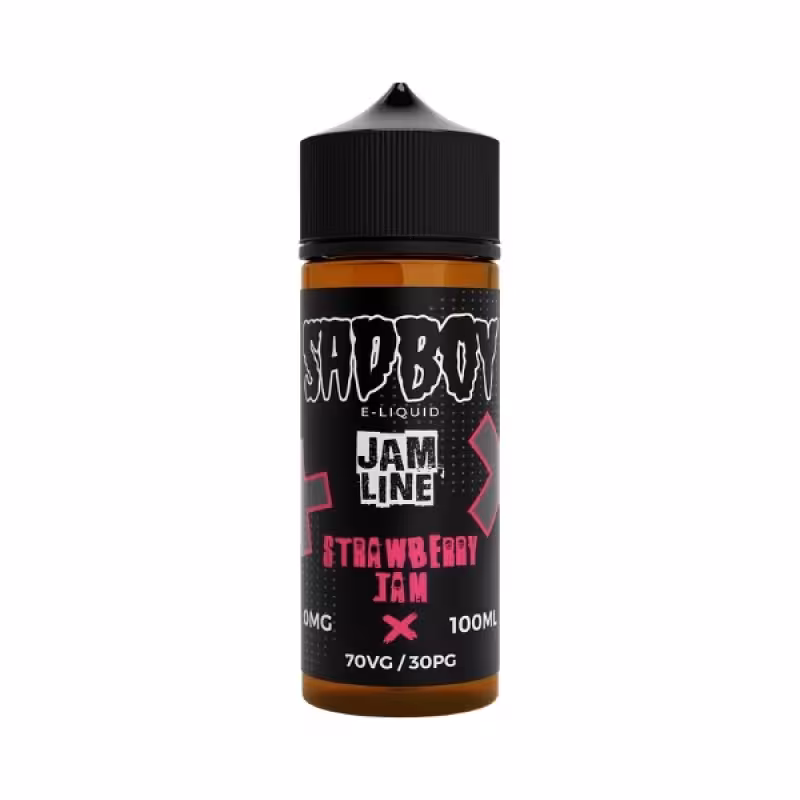 Strawberry Jam Shortfill E-Liquid by Sadboy 100ml - Image 1