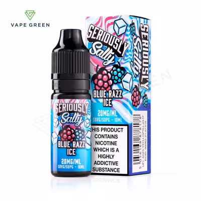 Blue Razz Ice Nic Salt E-Liquid by Seriously Salty