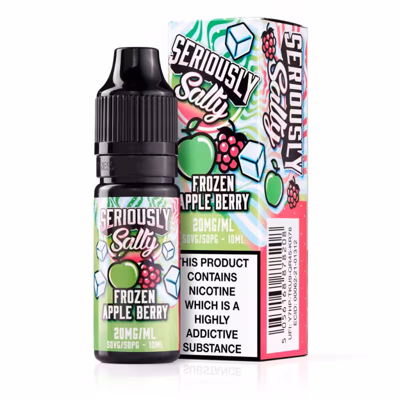 Frozen Apple Berry Nic Salt E-Liquid by Seriously Salty - Image 1