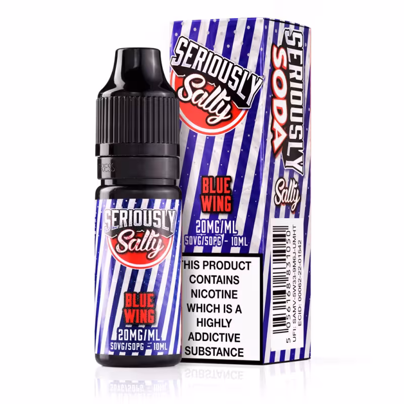 Blue Wing Nic Salt E-Liquid by Seriously Salty - Image 1