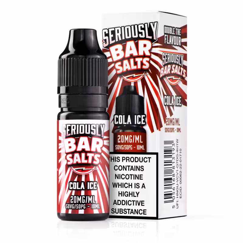 Cola Ice Nic Salt E-Liquid by Seriously Bar Salts - Image 1