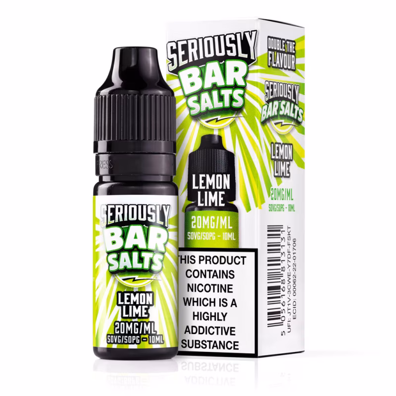 Lemon Lime Nic Salt E-Liquid by Seriously Bar Salts