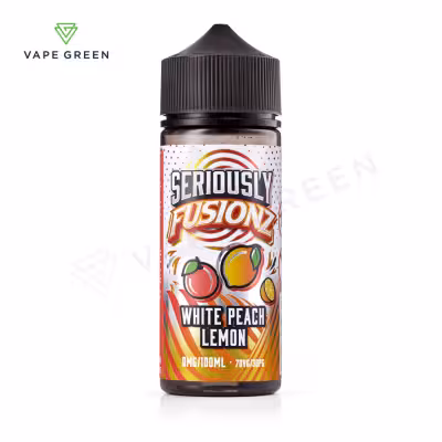 White Peach Lemon Shortfill E-Liquid by Seriously Fusionz 100ml