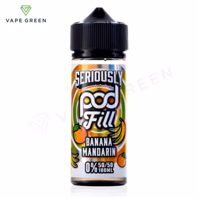 Banana Mandarin Shortfill E-Liquid by Seriously Pod Fill 100ml
