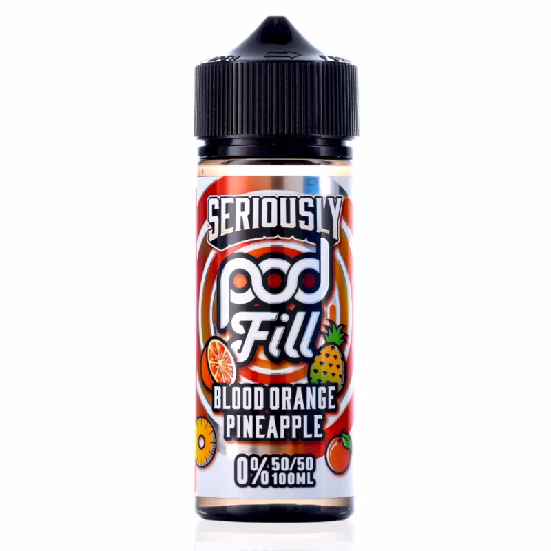 Blood Orange Pineapple Shortfill E-Liquid by Seriously Pod Fill 100ml