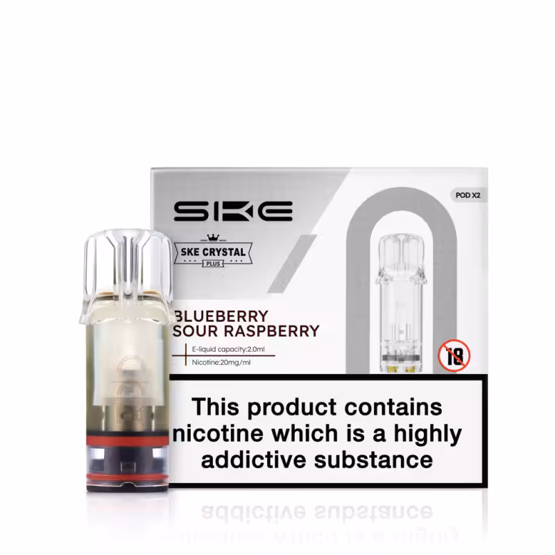 Blueberry Sour Raspberry Prefilled Pods by SKE Crystal Plus - Image 1