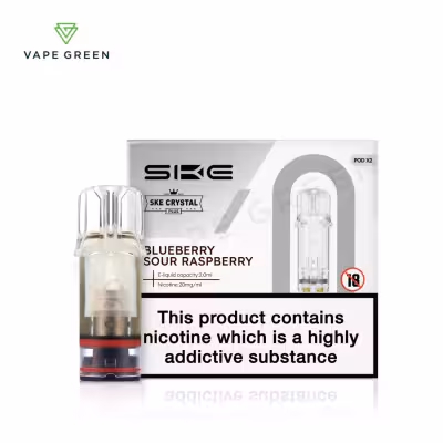 Blueberry Sour Raspberry Prefilled Pods by SKE Crystal Plus