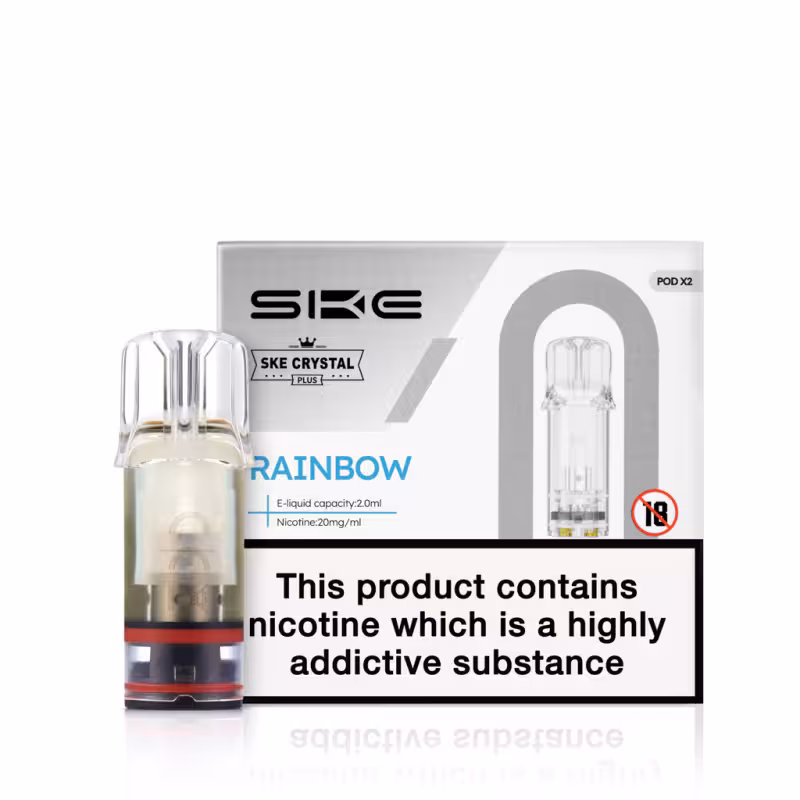 Rainbow Prefilled Pods by SKE Crystal Plus - Image 1