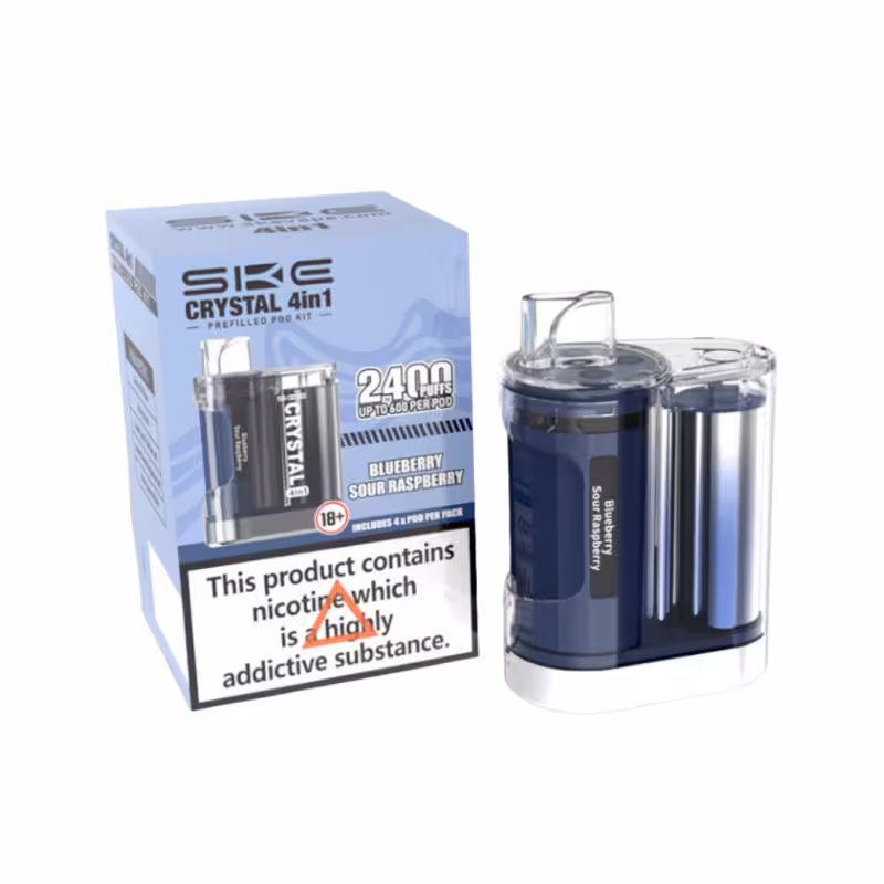 SKE Crystal 4 in 1 2400 Pod Kit - Image 1