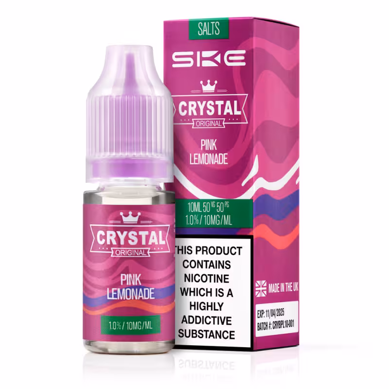 Pink Lemonade Nic Salt E-Liquid by SKE Crystal Salts V2 - Image 1
