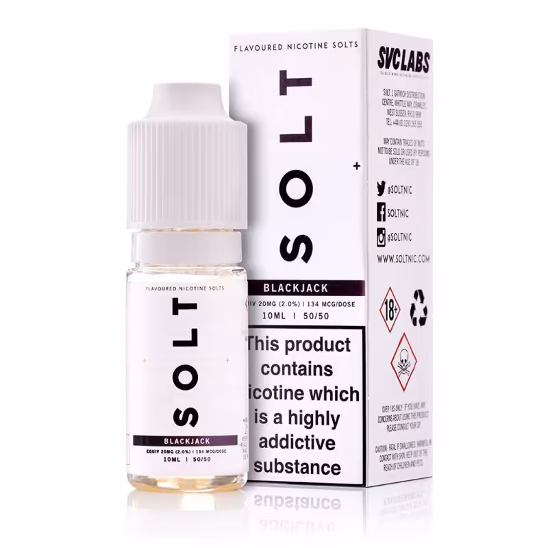 Blackjack Nic Salt eLiquid by Solt