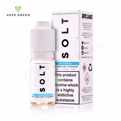 Spearmint Nic Salt E-Liquid by SOLT