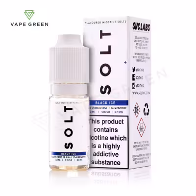 Black Ice Nic Salt E-Liquid by SOLT