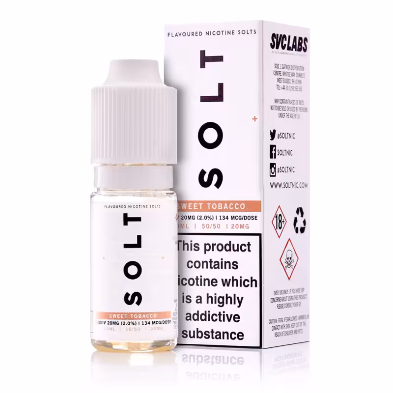 Sweet Tobacco Nic Salt eLiquid by Solt