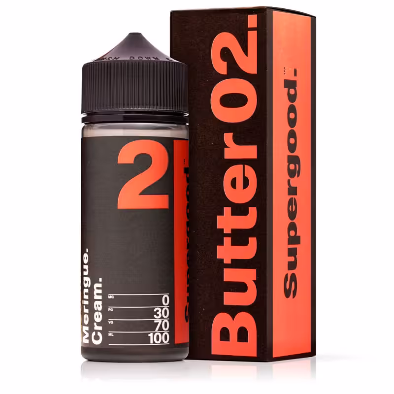 Butter 02 Shortfill E-liquid by Supergood 100ml - Image 1