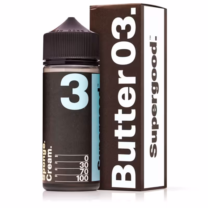 Butter 03 Shortfill E-liquid by Supergood 100ml - Image 1