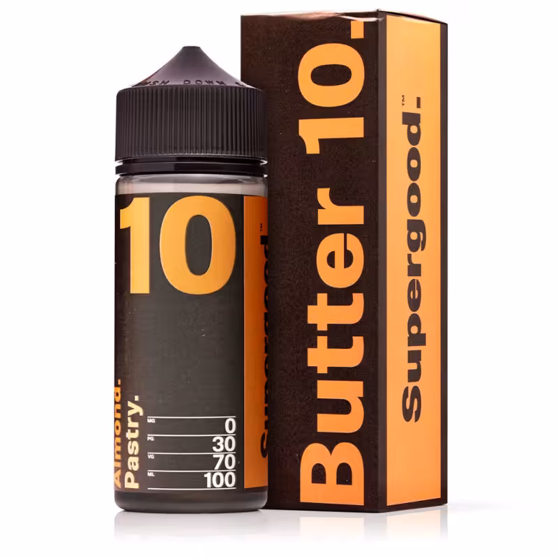 Butter 10 Shortfill E-liquid by Supergood 100ml - Image 1