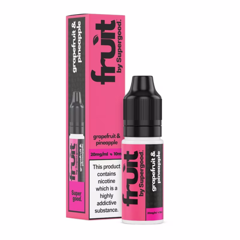 Grapefruit & Pineapple Nic Salt E-Liquid by Supergood Fruit
