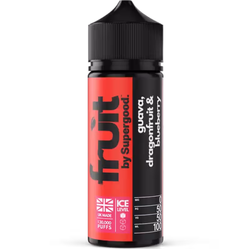 Guava, Dragonfruit, Blueberry Shortfill E-Liquid by Supergood Fruit - Image 1