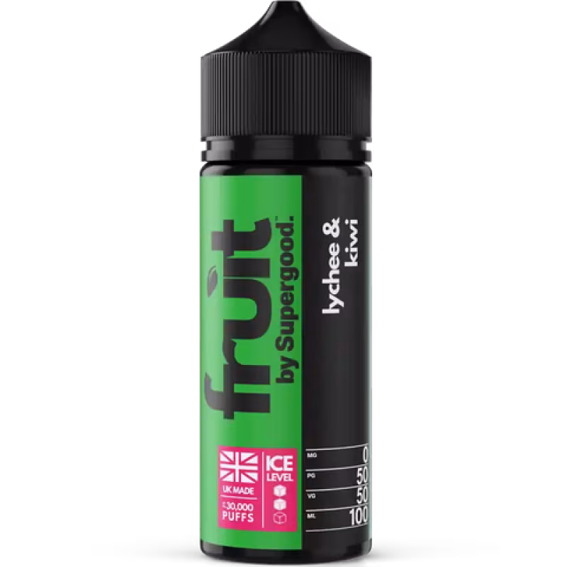 Lychee Kiwi Shortfill E-Liquid by Supergood Fruit
