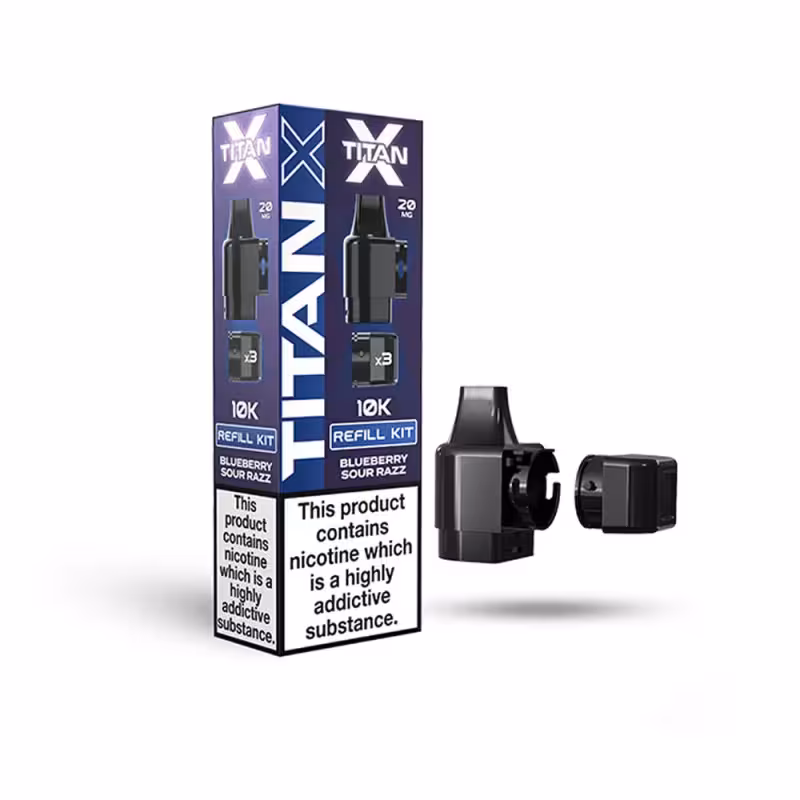 Blueberry Sour Razz Prefilled Pod Refill Kit by Titan X - Image 1