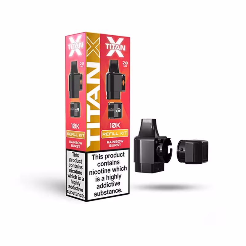 Rainbow Burst Prefilled Pod Refill Kit by Titan X - Image 1