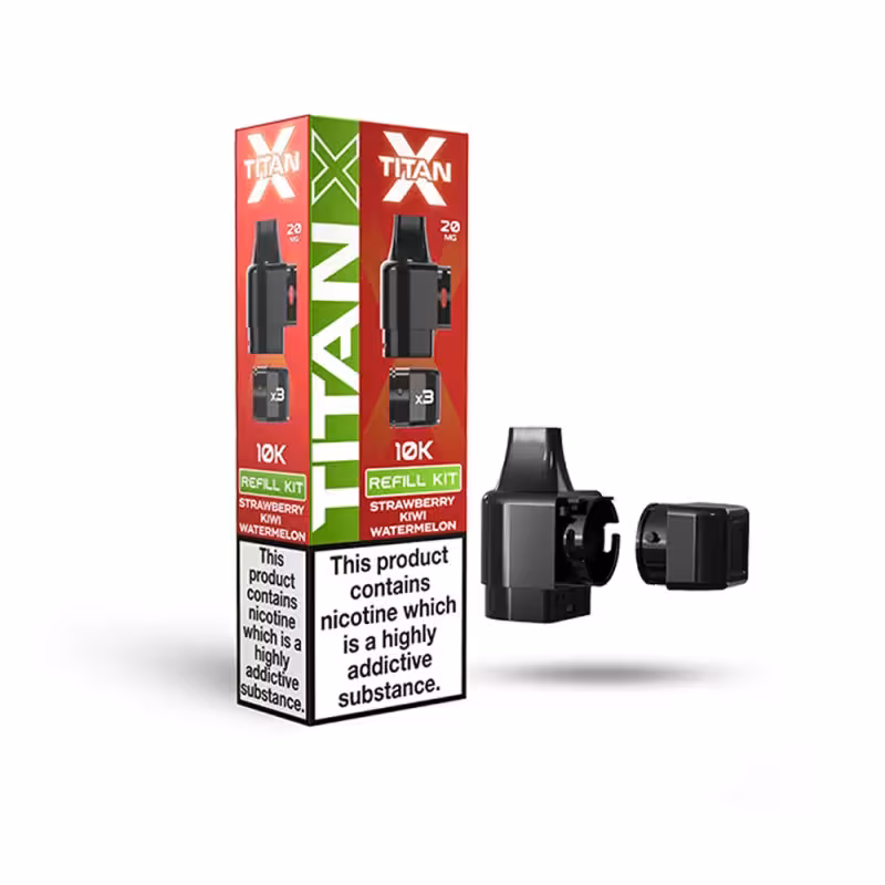 Strawberry Kiwi Watermelon Prefilled Pod Refill Kit by Titan X - Image 1
