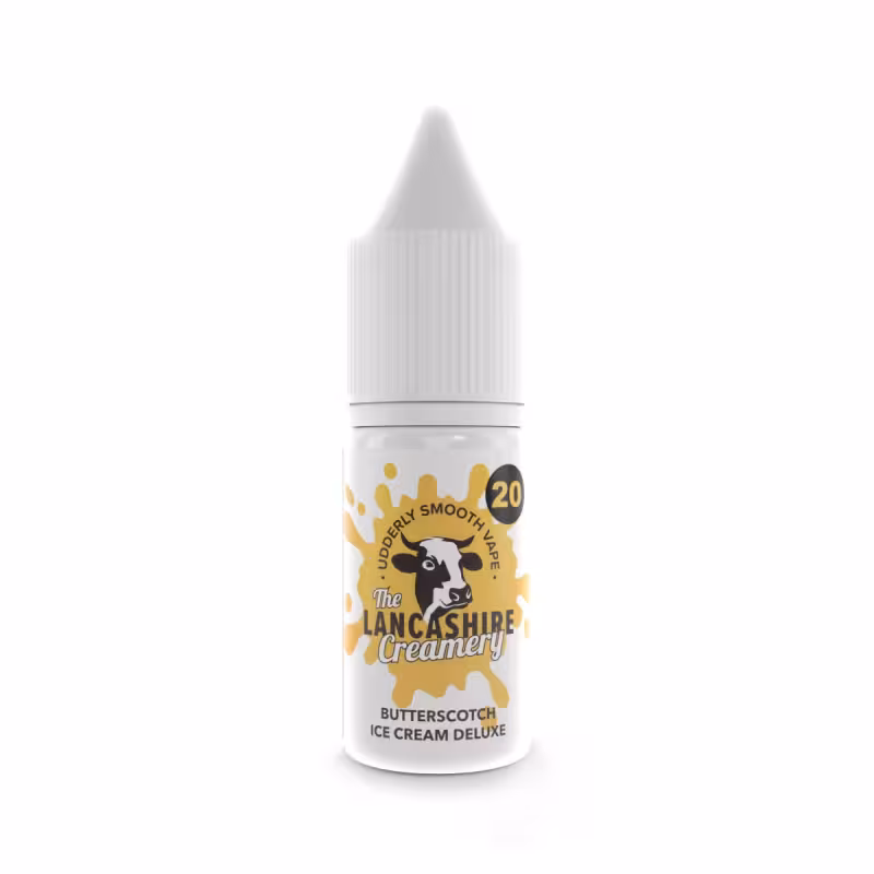 Butterscotch Ice Cream Deluxe Nic Salt E-Liquid by the Lancashire Creamery - Image 1