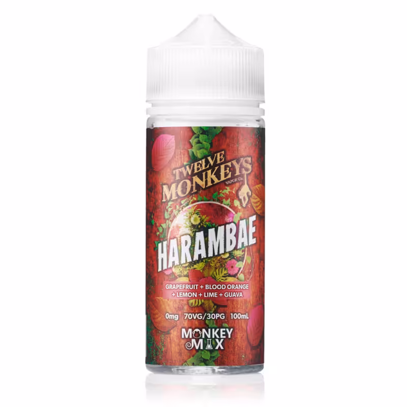 Harambae Shortfill E-Liquid by Twelve Monkeys 100ml - Image 1