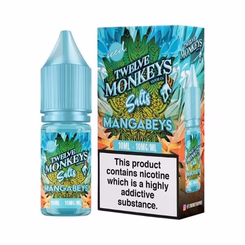 Mangabeys Iced Nic Salt E-Liquid by Twelve Monkeys Salts - Image 1