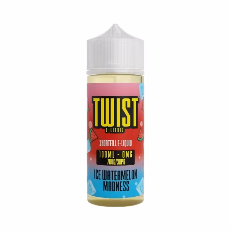 Ice Watermelon Madness Shortfill E-Liquid by Twist 100ml - Image 1
