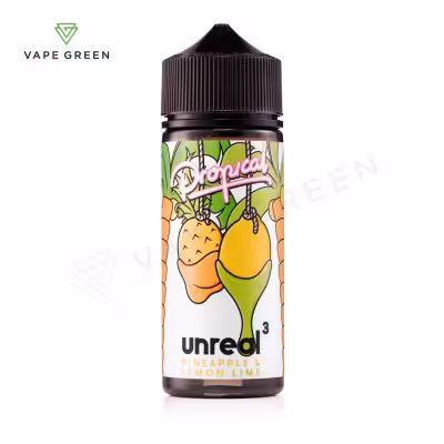 Pineapple Lemon & Lime Shortfill E-Liquid by Unreal 3 100ml