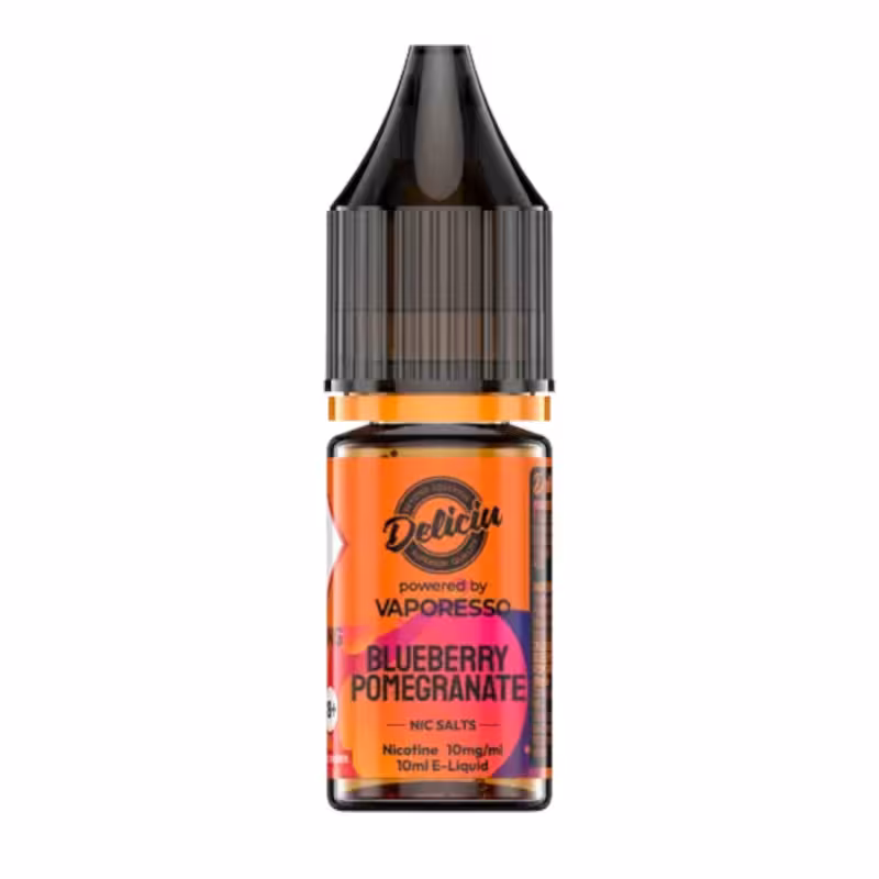 Blueberry Pomegranate Nic Salt E-Liquid by Deliciu V2 - Image 1