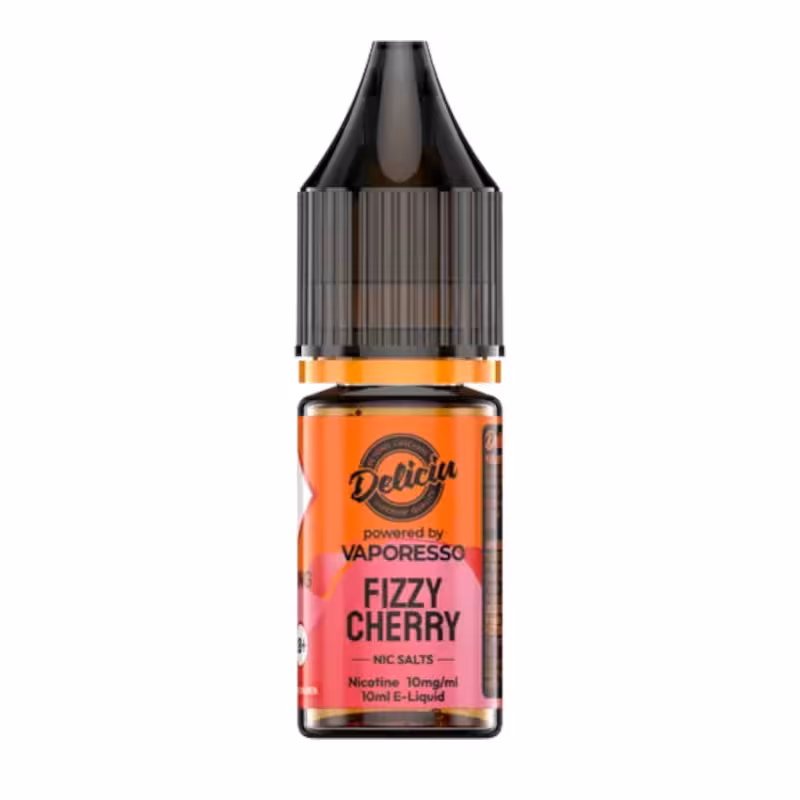 Fizzy Cherry Nic Salt E-Liquid by Deliciu V2 - Image 1