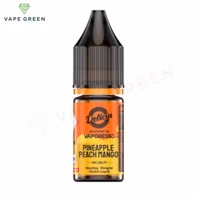 Pineapple Peach Mango Nic Salt E-Liquid by Deliciu V2