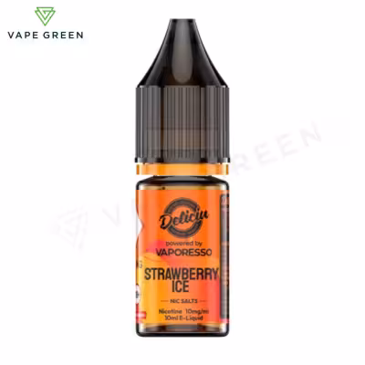 Strawberry Ice Nic Salt E-Liquid by Deliciu V2