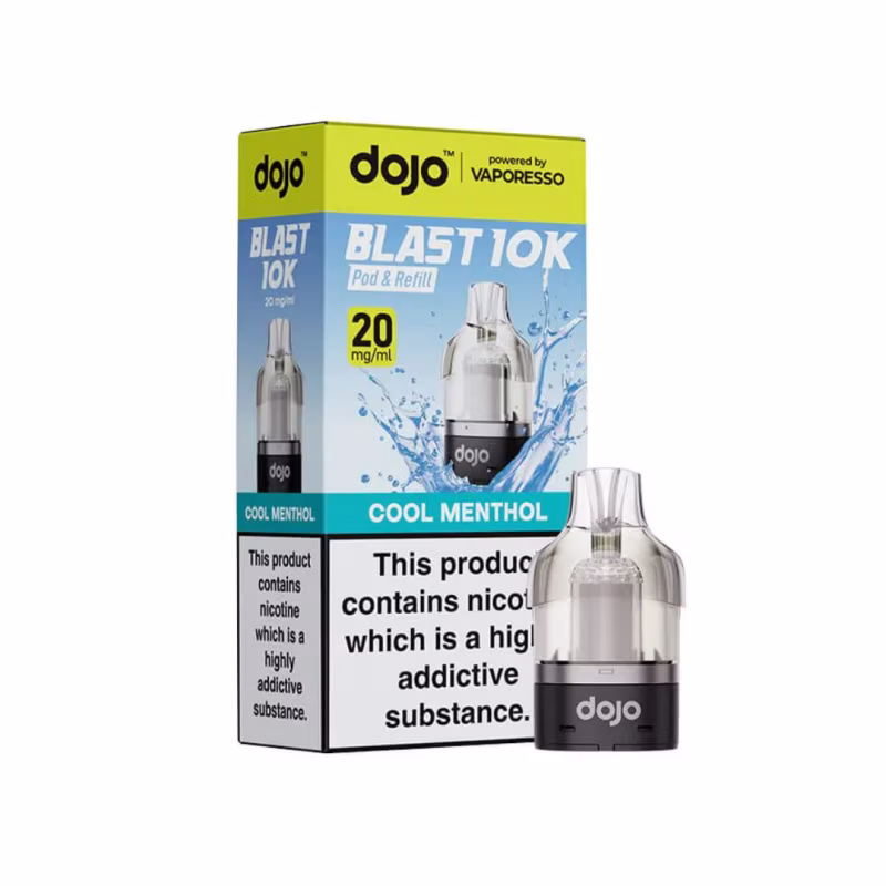 Cool Menthol Prefilled Pod by Vaporesso Dojo Blast 10K