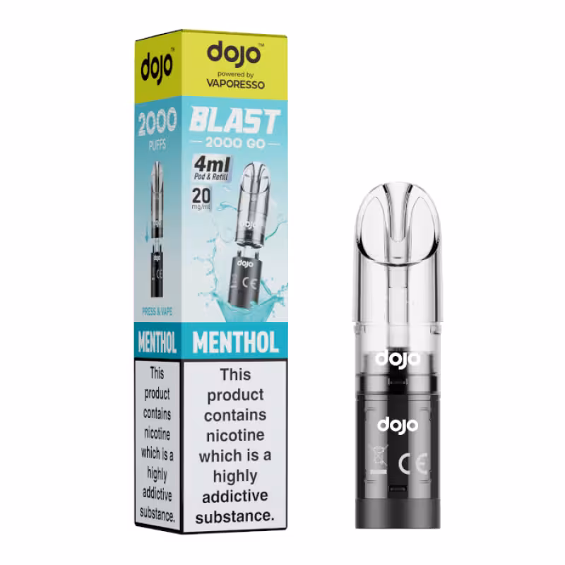 Menthol Prefilled Pod by Vaporesso Dojo Blast 2000 Go - Image 1