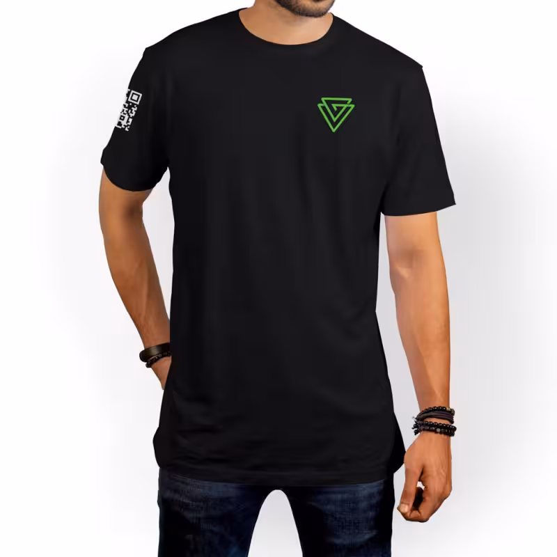 VapeGreen - 2021 Black T-Shirt - Image 1