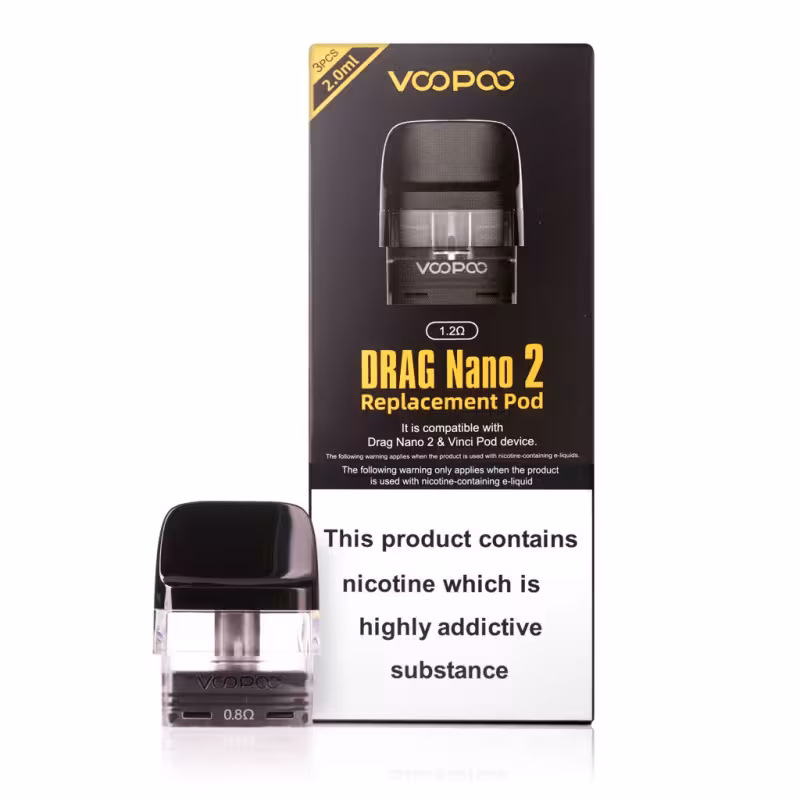 VooPoo Drag Nano 2 Replacement Pods - Image 1