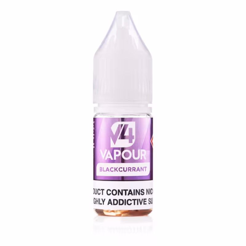 Blackcurrant 50/50 E-Liquid by V4 Vapour - Image 1