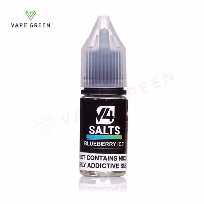 Blueberry Ice Nic Salt E-Liquid by V4 Vapour