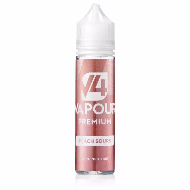 Peach Sours Shortfill E-Liquid by V4 Vapour 50ml - Image 1