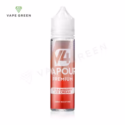 Strawberry Ice Cream Shortfill E-Liquid by V4 Vapour 50ml